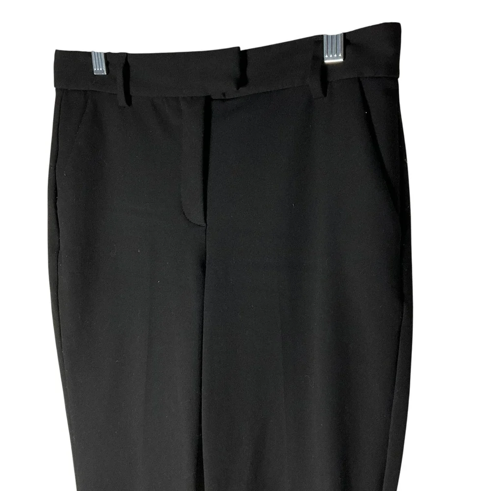 Reiss Joanne Black‎ Tailored Slim Leg Trousers Pants Women's Minimalist Size 2